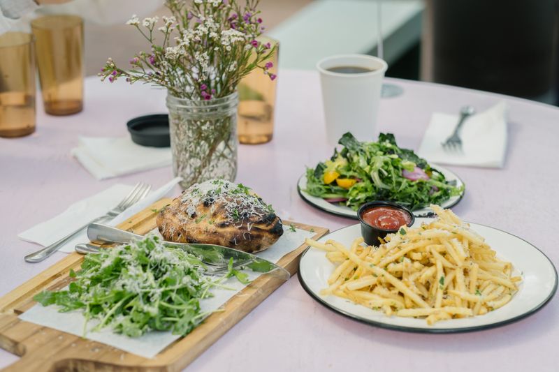 Truffle Fries with parmesan and herbs at Marcos