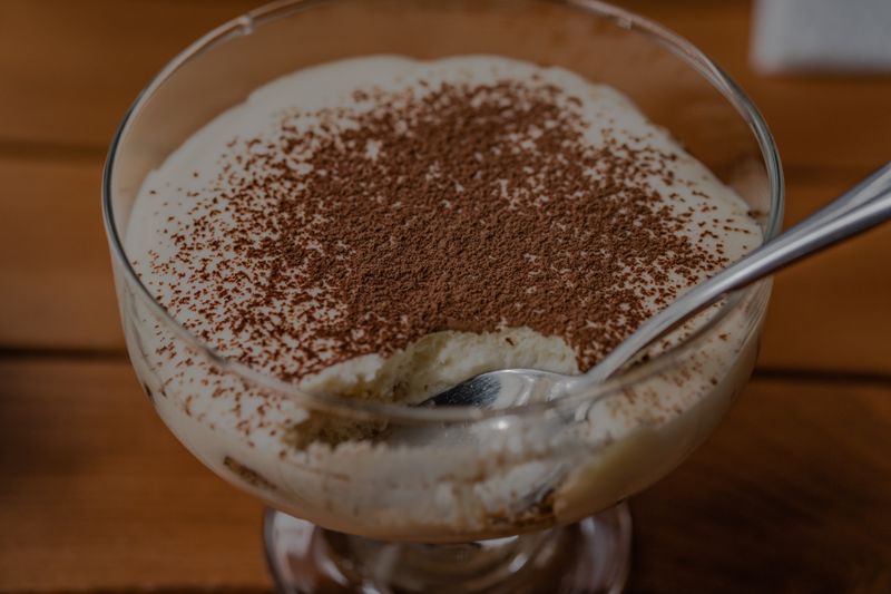 Classic Italian Tiramisu dessert at Marcos restaurant